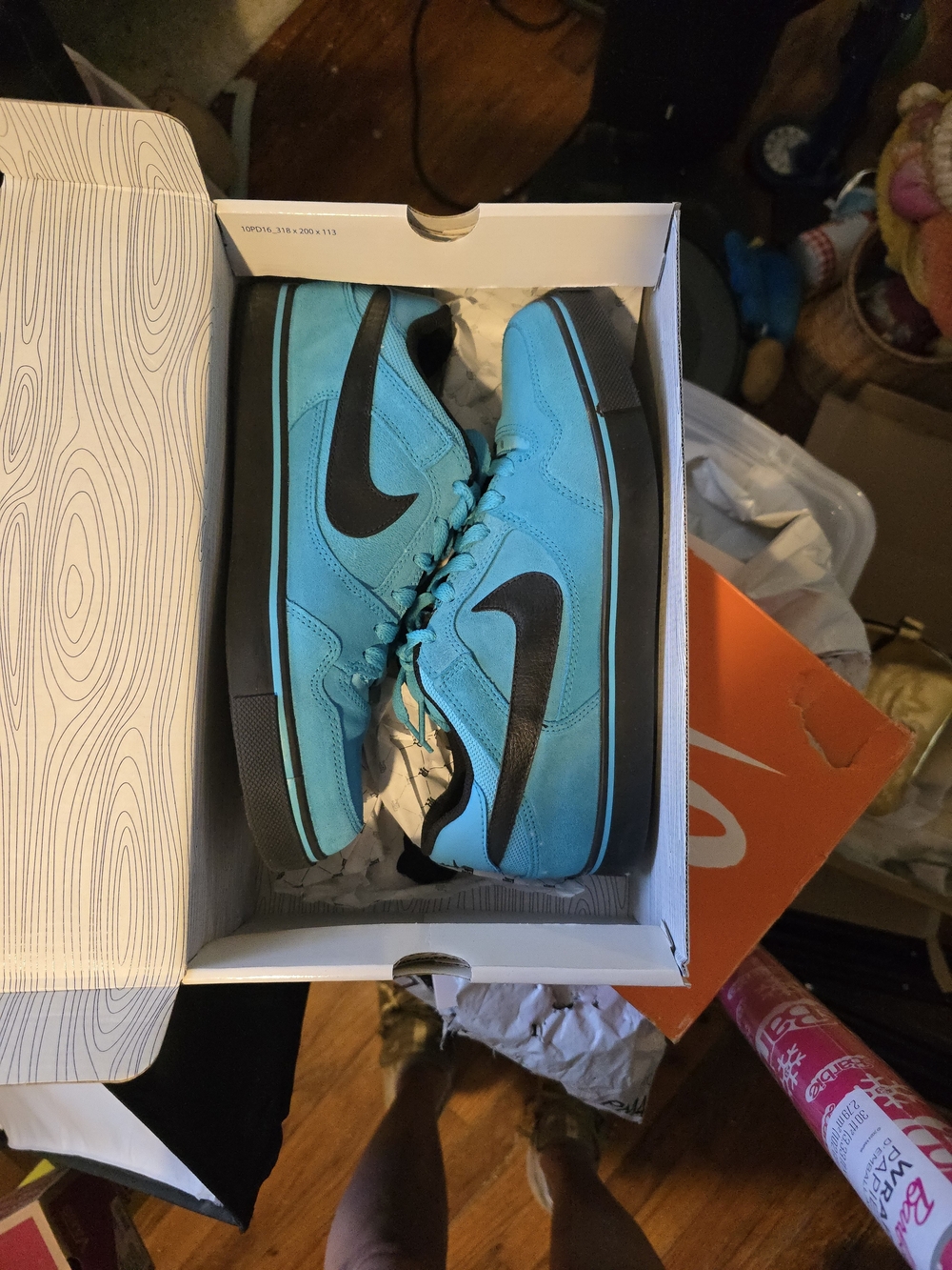 Nike SB Zoom Paul Rodriguez 2.5 Skateboarding Shoes Blue Men's US 9 D
